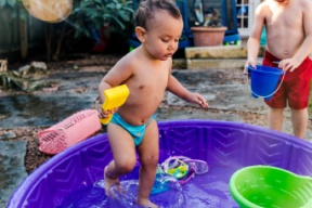 Teaching your baby how to swim